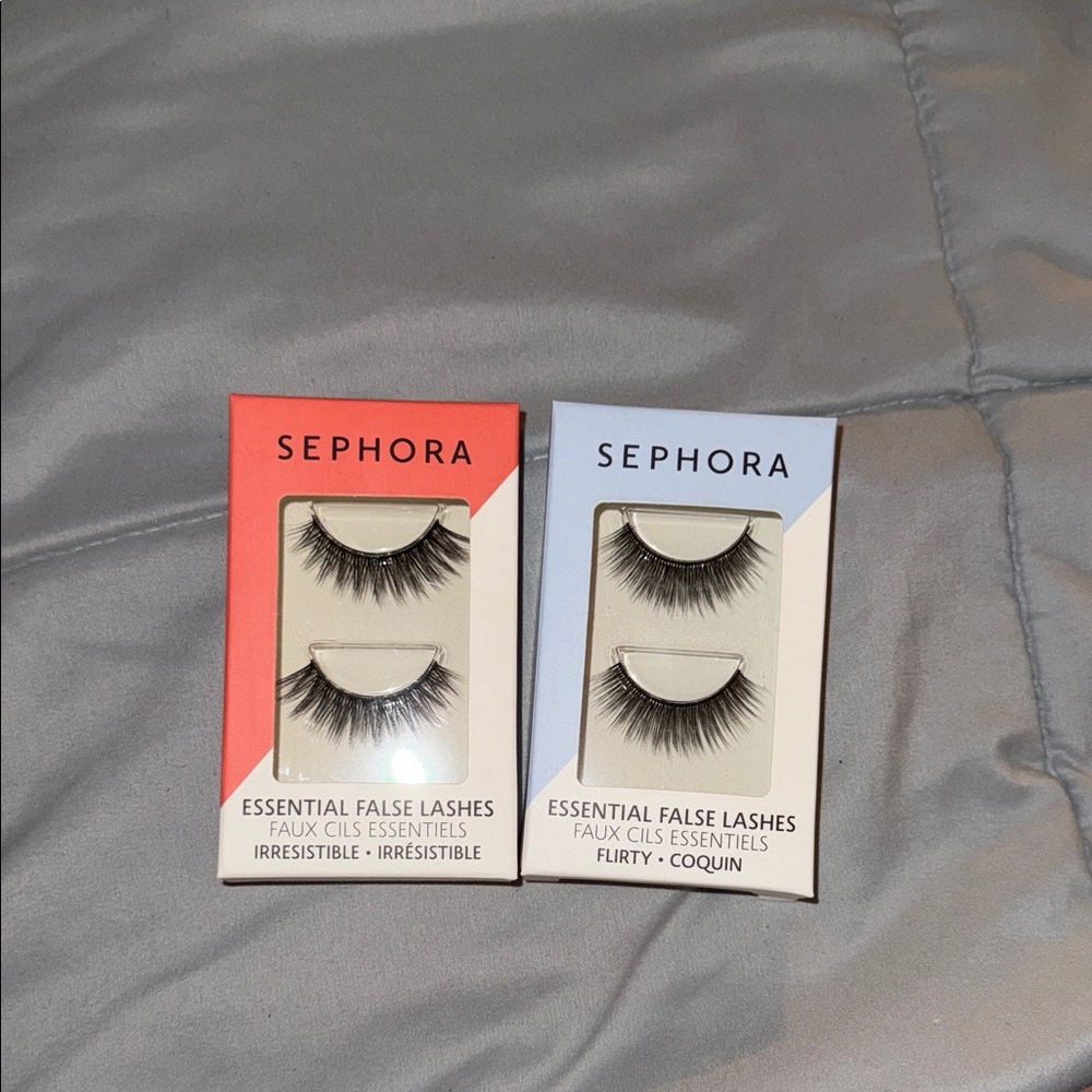 Sephora Essential False Lashes Duo - Red and Blue Packaging